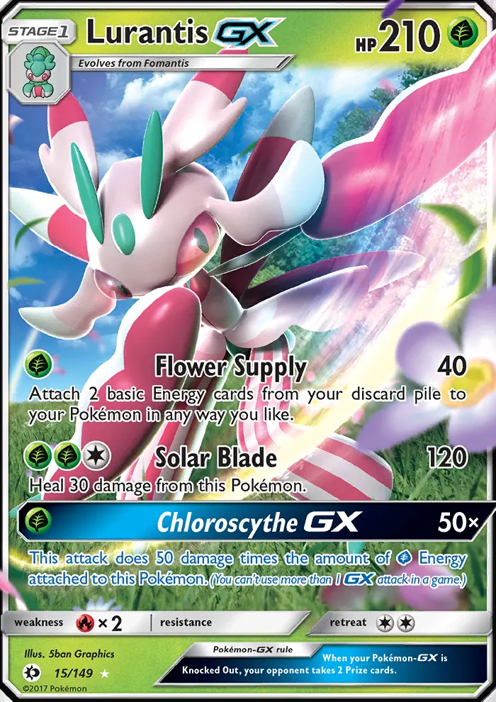 Lurantis GX, Pokémon card