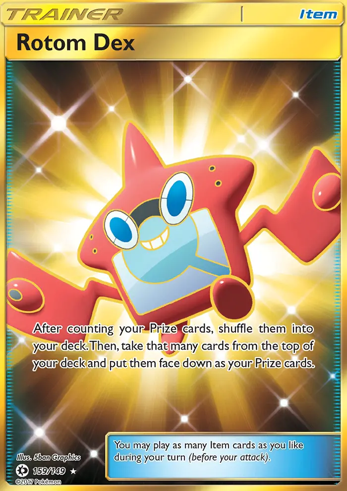 Rotom Dex, Pokémon card