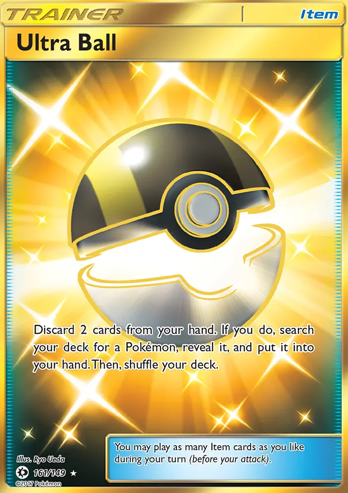 Ultra Ball, Pokémon card