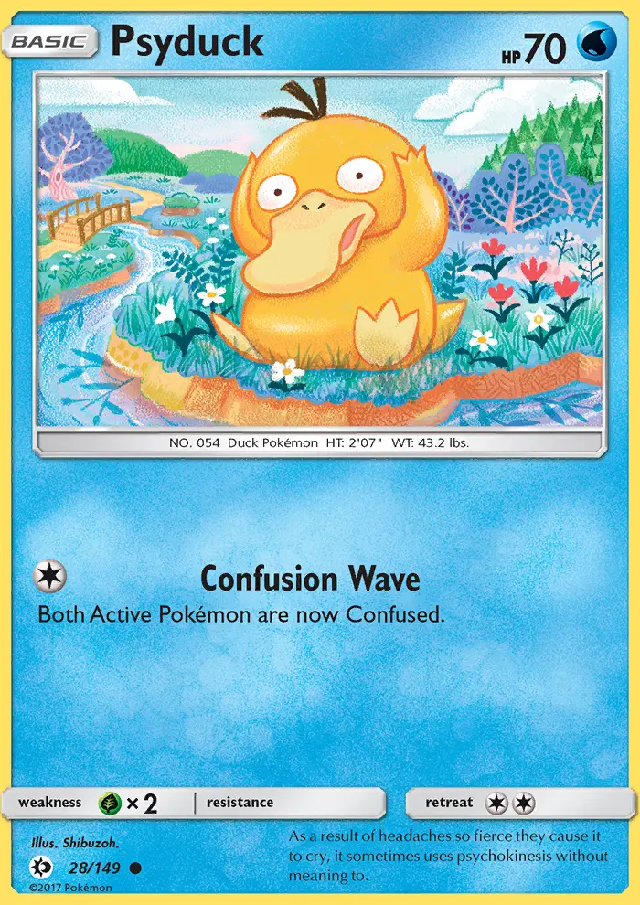 Psyduck, Pokémon card