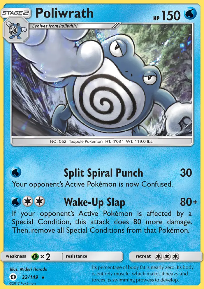 Poliwrath, Pokémon card