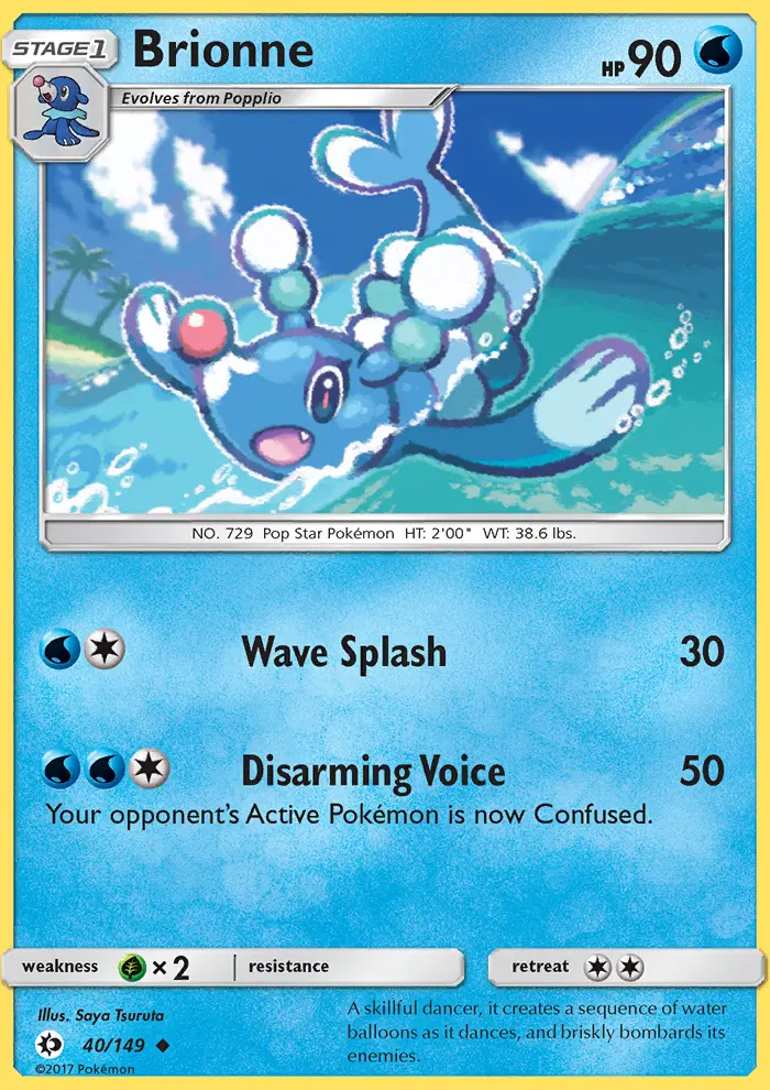 Brionne, Pokémon card