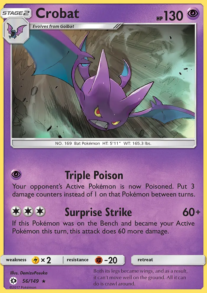 Crobat, Pokémon card
