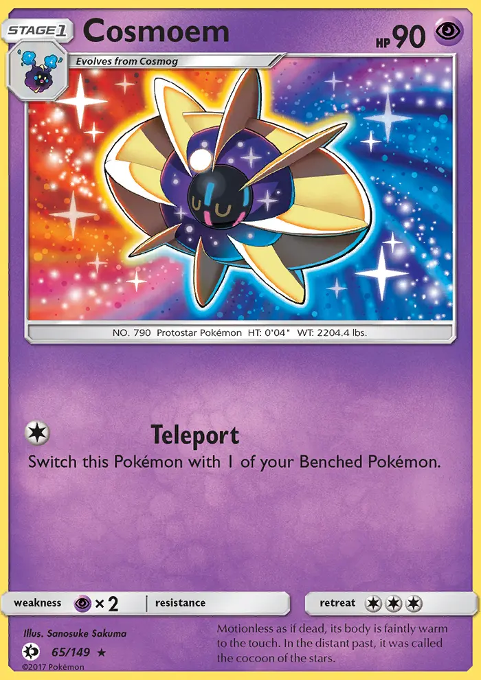 Cosmoem, Pokémon card
