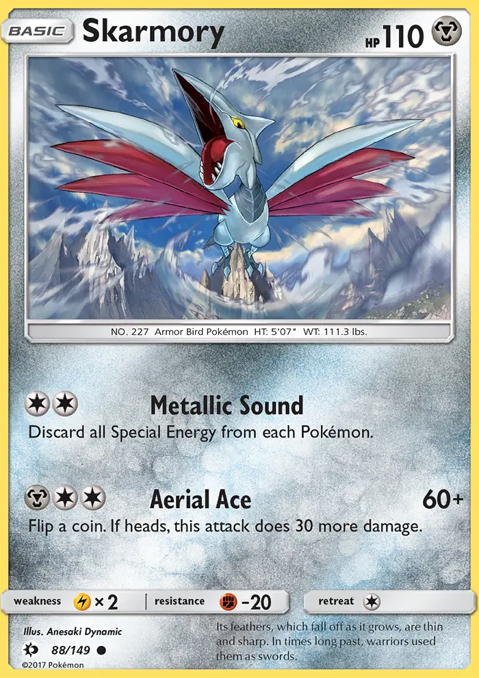 Skarmory, Pokémon card