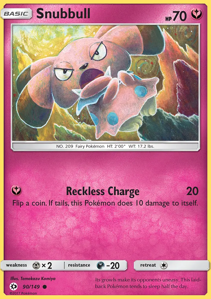 Snubbull, Pokémon card