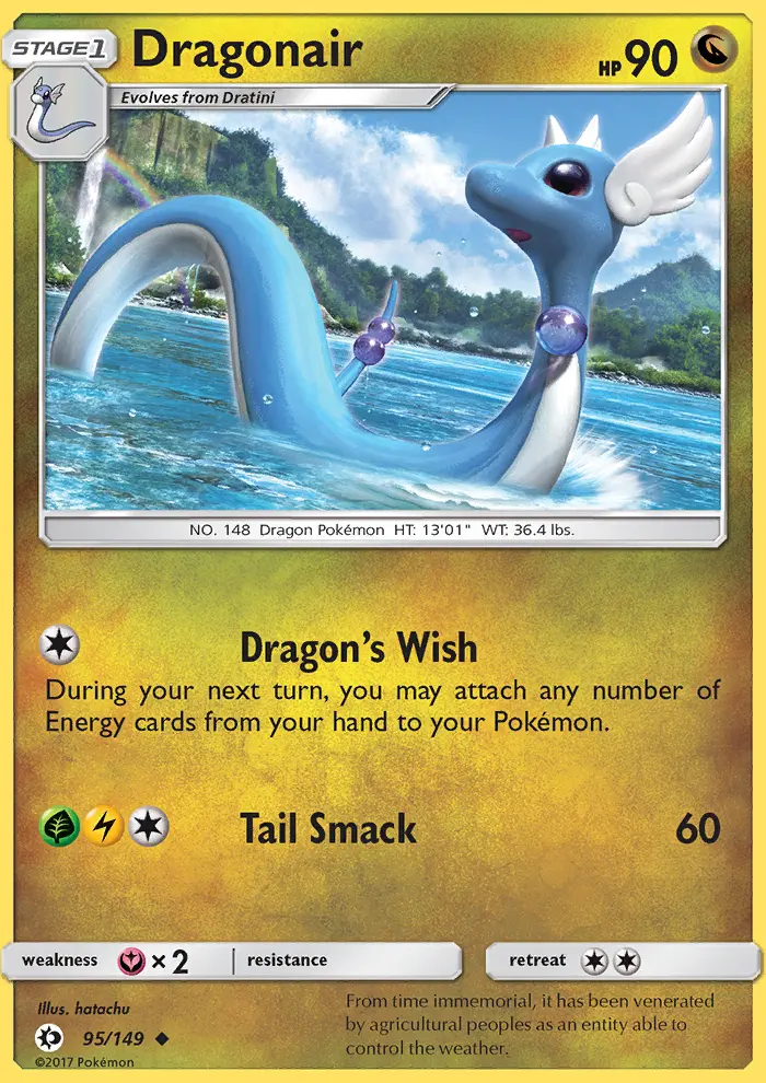 Dragonair, Pokémon card