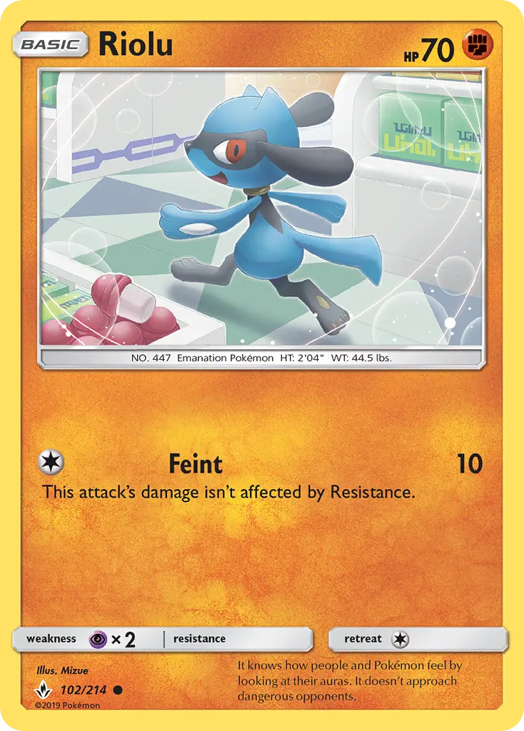 Riolu, Pokémon card