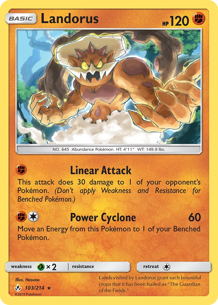 Landorus, Pokémon card