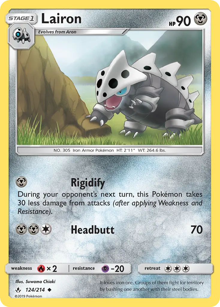Lairon, Pokémon card