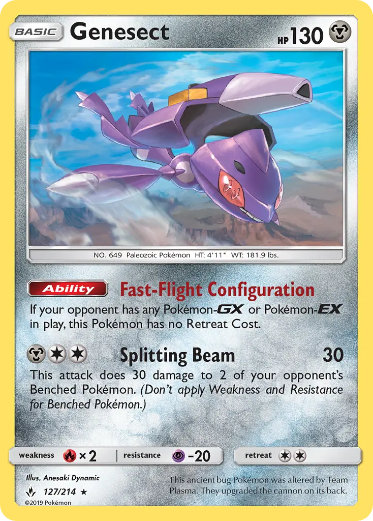 Genesect, Pokémon card