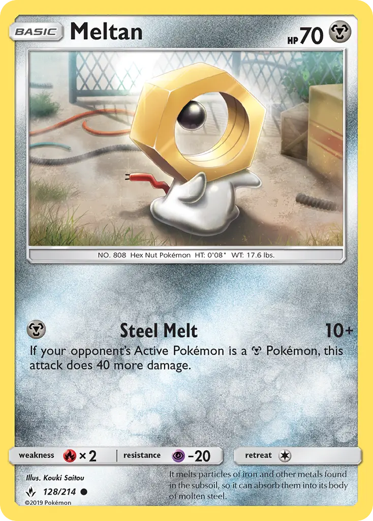 Meltan, Pokémon card
