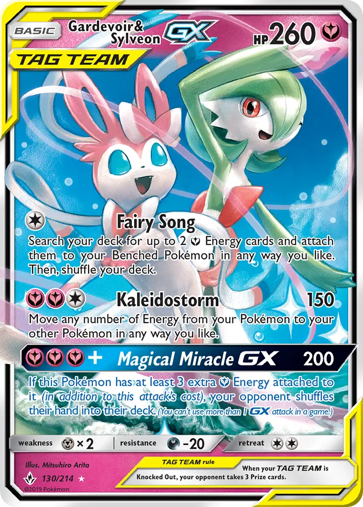 Gardevoir & Sylveon GX, Pokémon card
