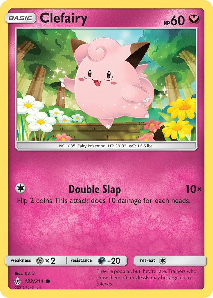 Clefairy, Pokémon card