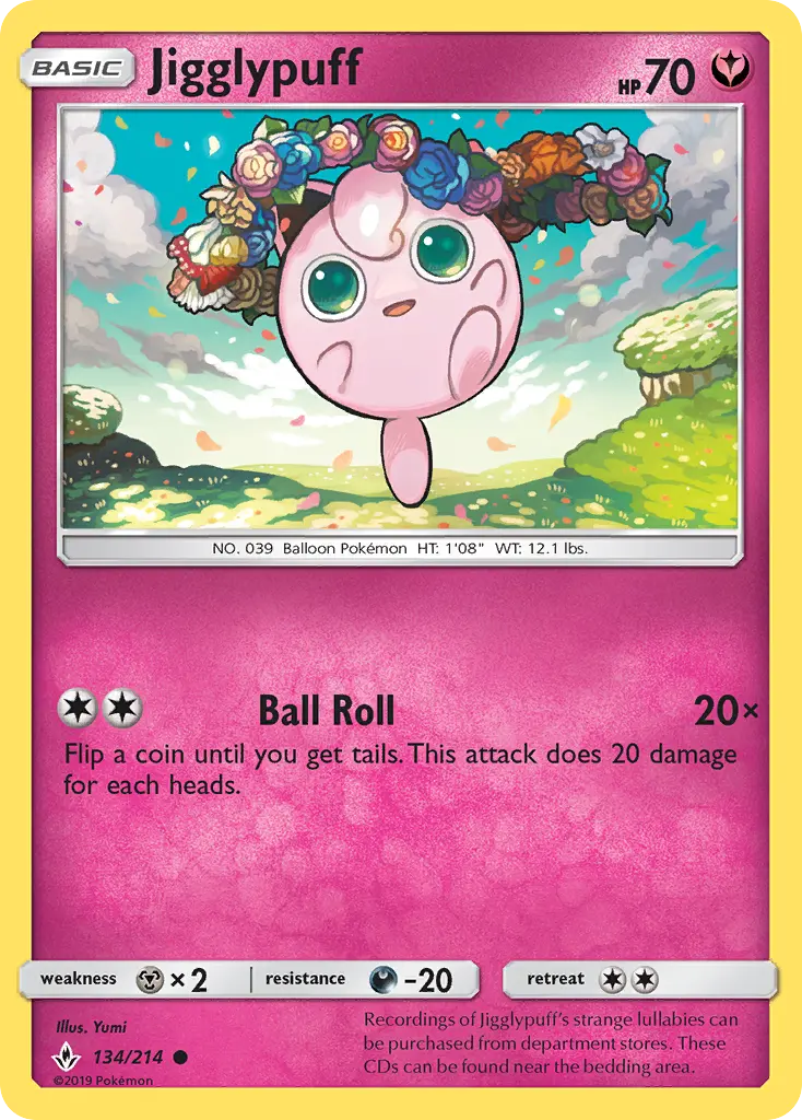 Jigglypuff, Pokémon card
