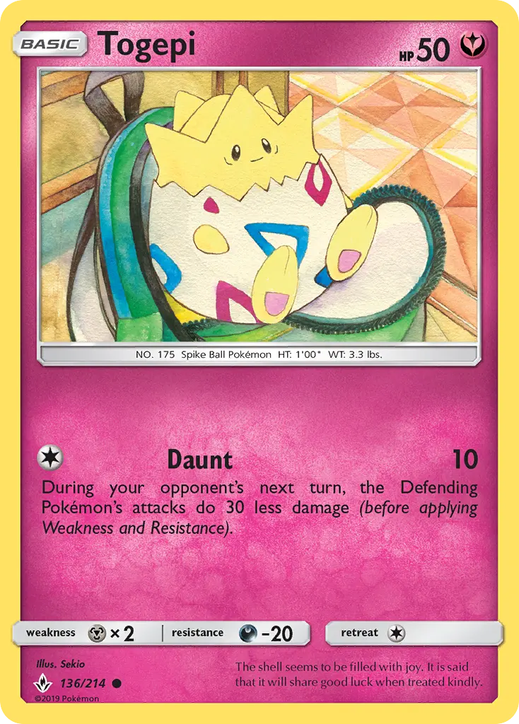 Togepi, Pokémon card