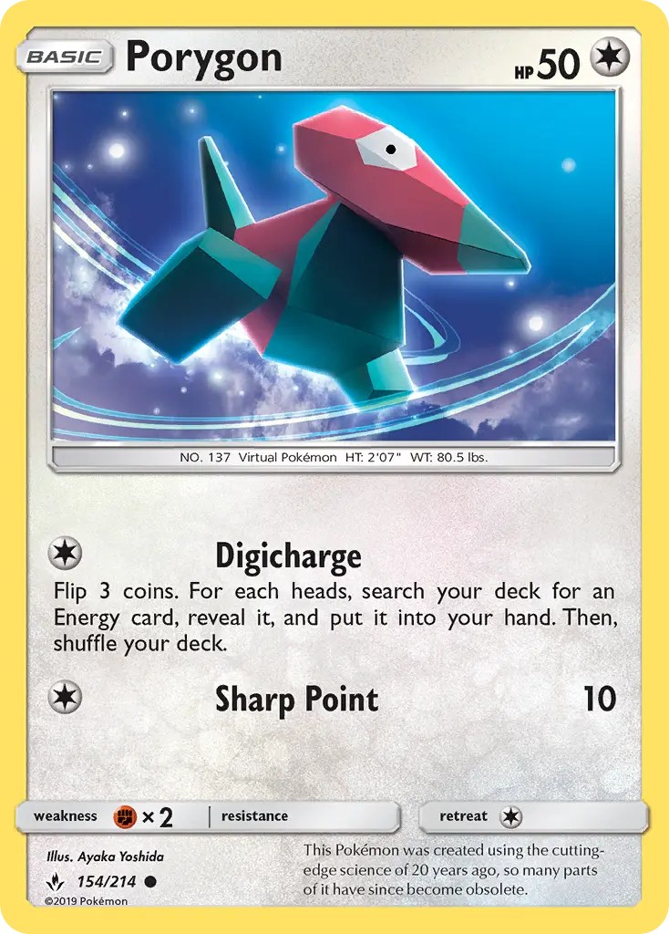 Porygon, Pokémon card