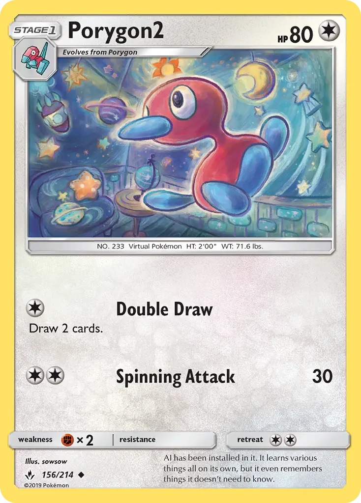 Porygon2, Pokémon card
