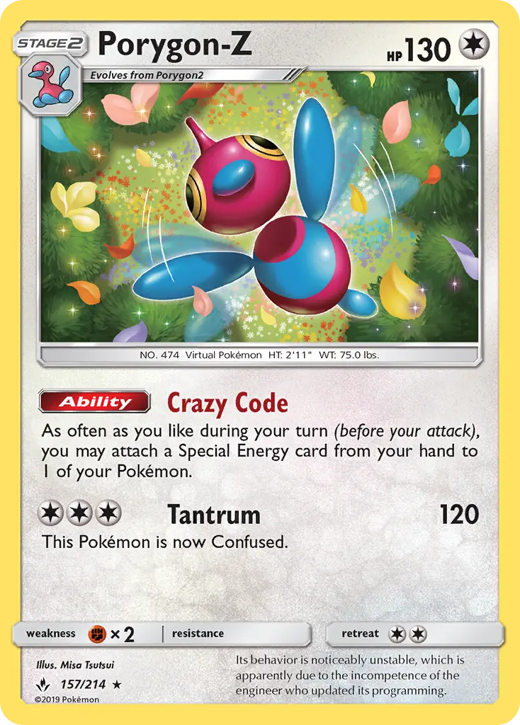Porygon-Z, Pokémon card