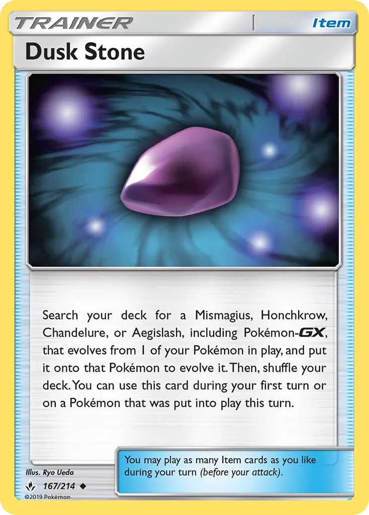 Dusk Stone, Pokémon card