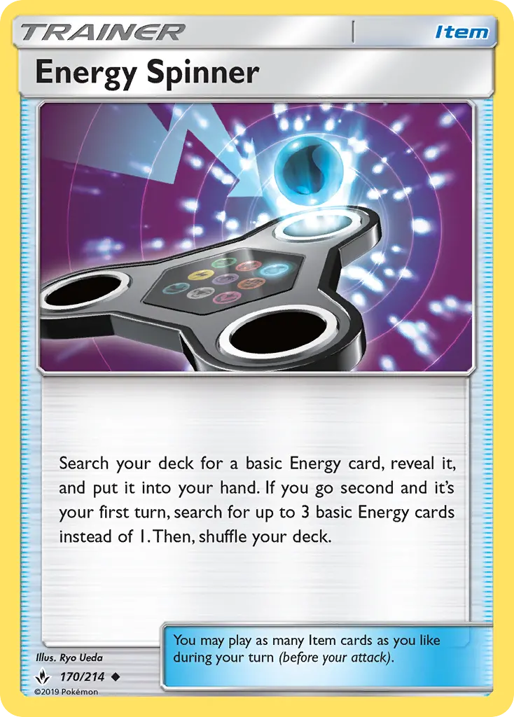Energy Spinner, Pokémon card