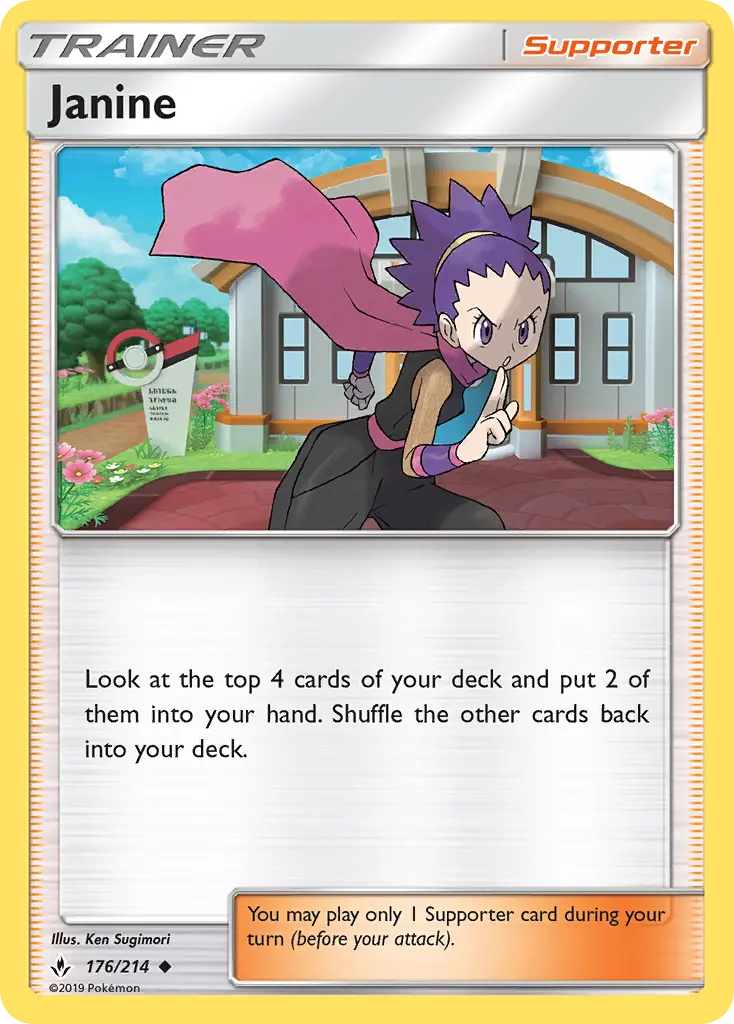 Janine, Pokémon card