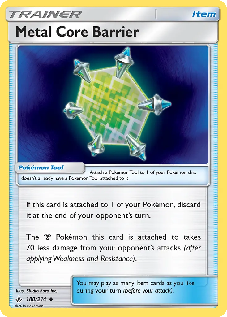 Metal Core Barrier, Pokémon card