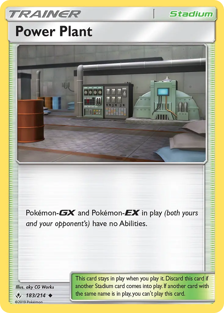 Power Plant, Pokémon card