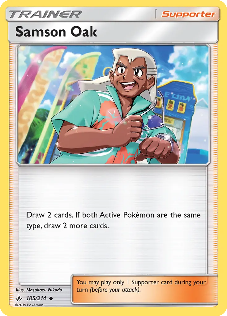 Samson Oak, Pokémon card