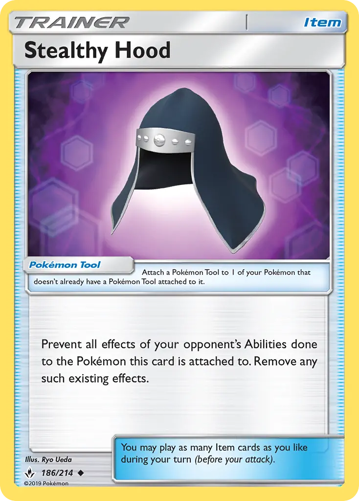 Stealthy Hood, Pokémon card