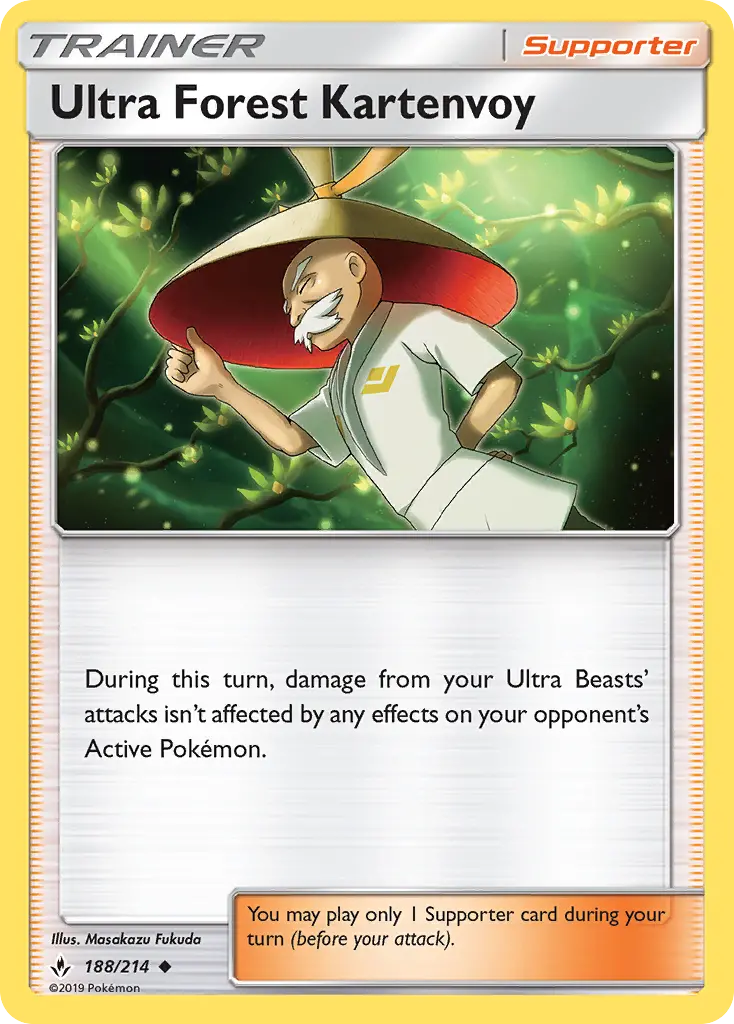 Ultra Forest Kartenvoy, Pokémon card