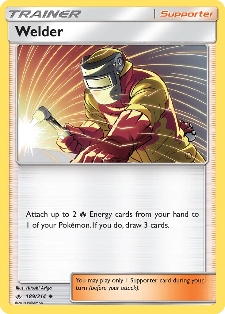 Welder, Pokémon card