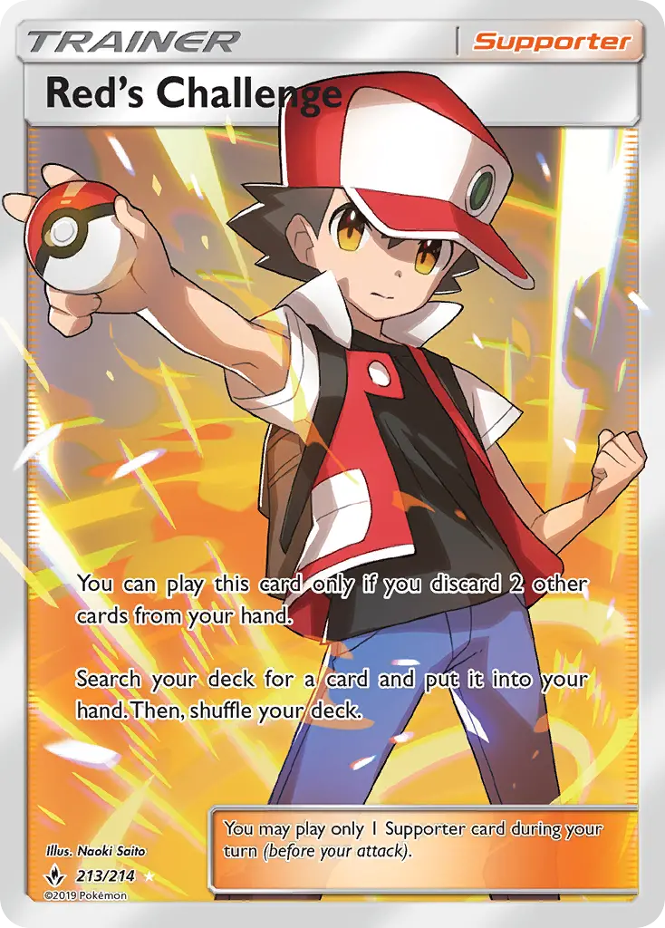 Red’s Challenge, Pokémon card