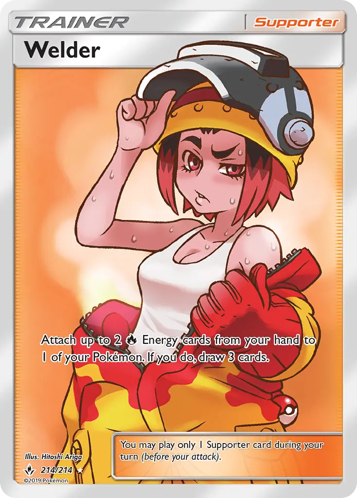 Welder, Pokémon card