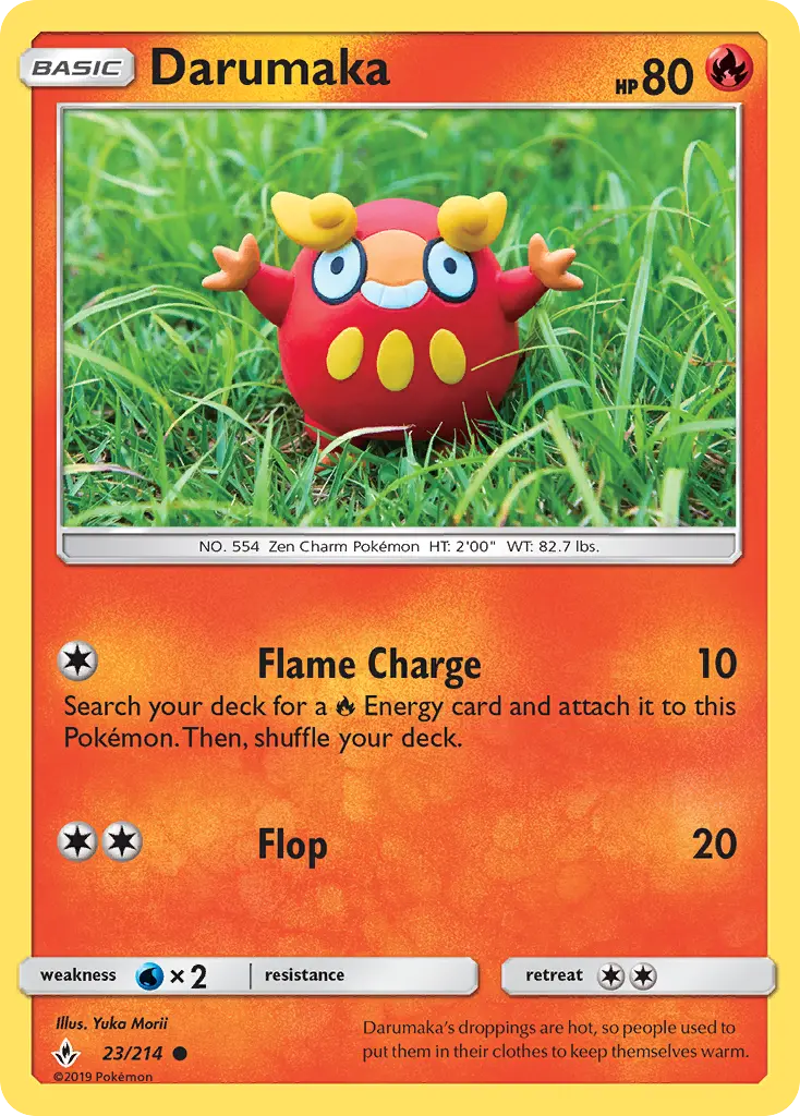 Darumaka, Pokémon card