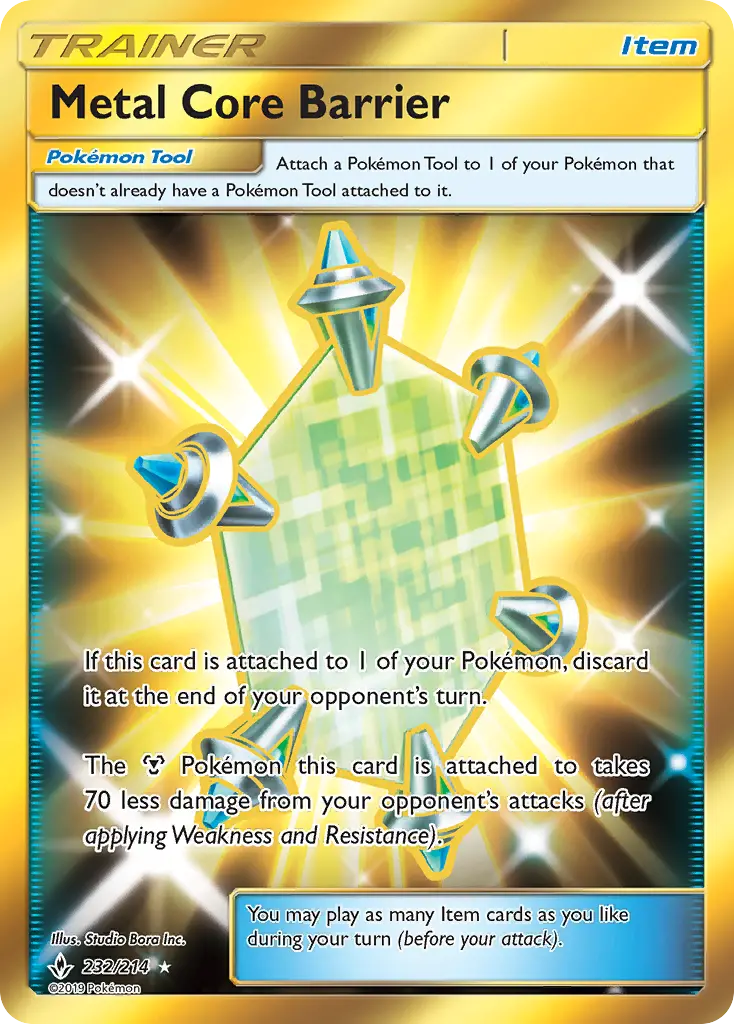 Metal Core Barrier, Pokémon card
