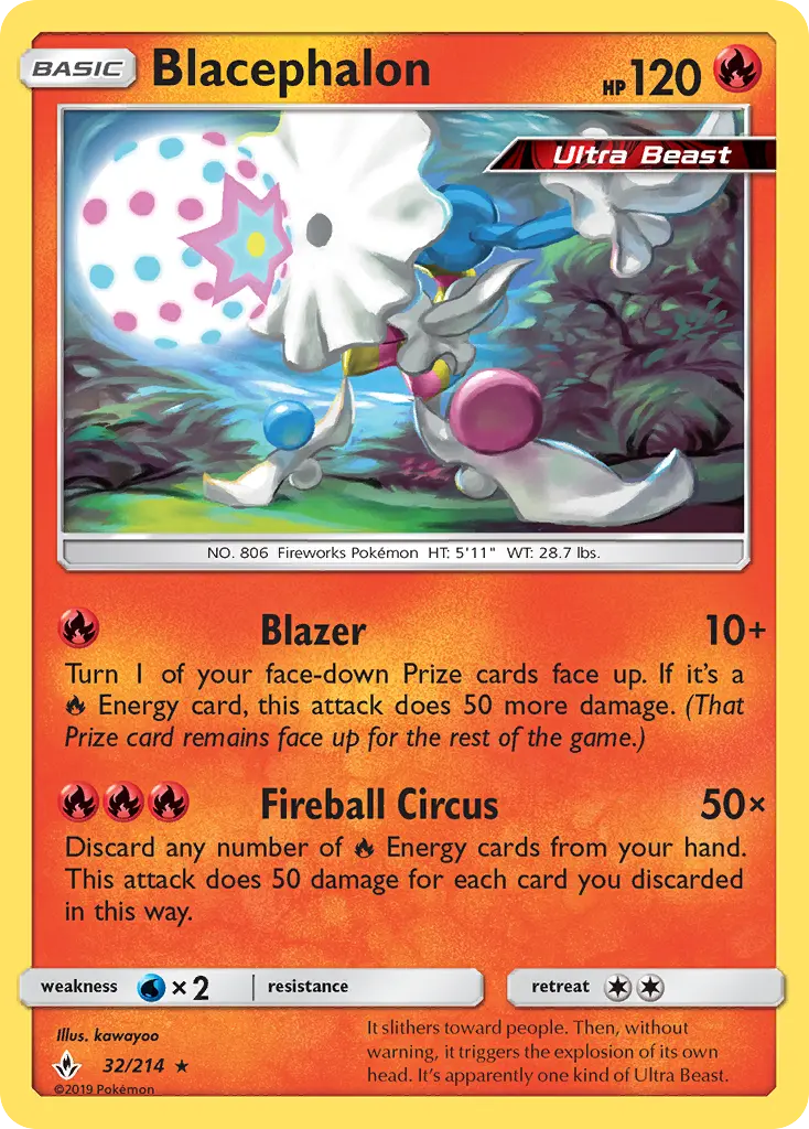Blacephalon, Pokémon card