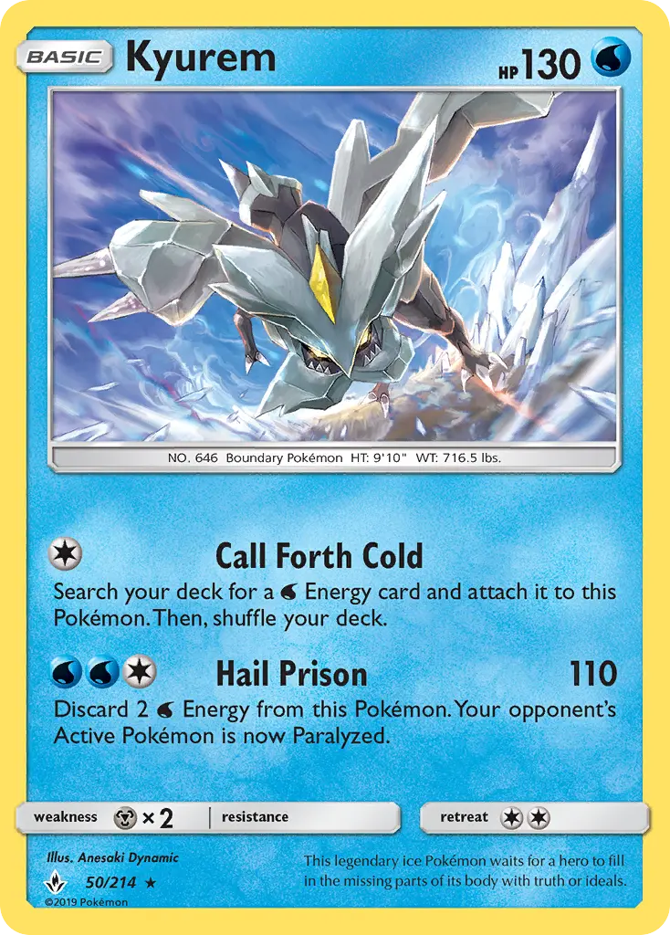 Kyurem, Pokémon card