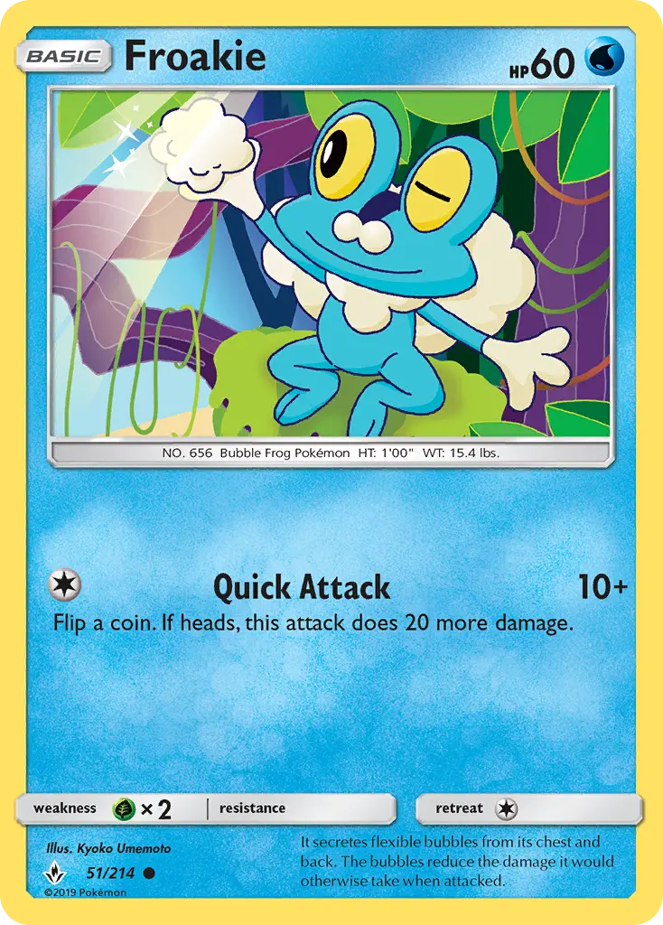 Froakie, Pokémon card