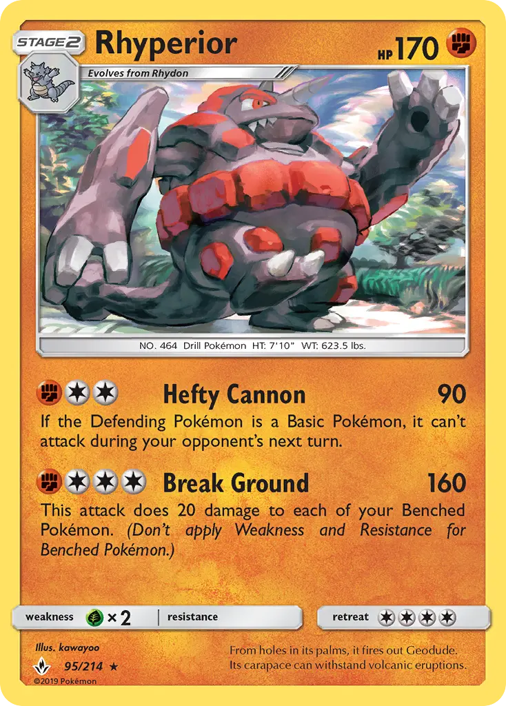 Rhyperior, Pokémon card