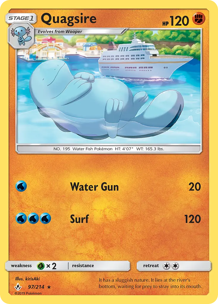 Quagsire, Pokémon card