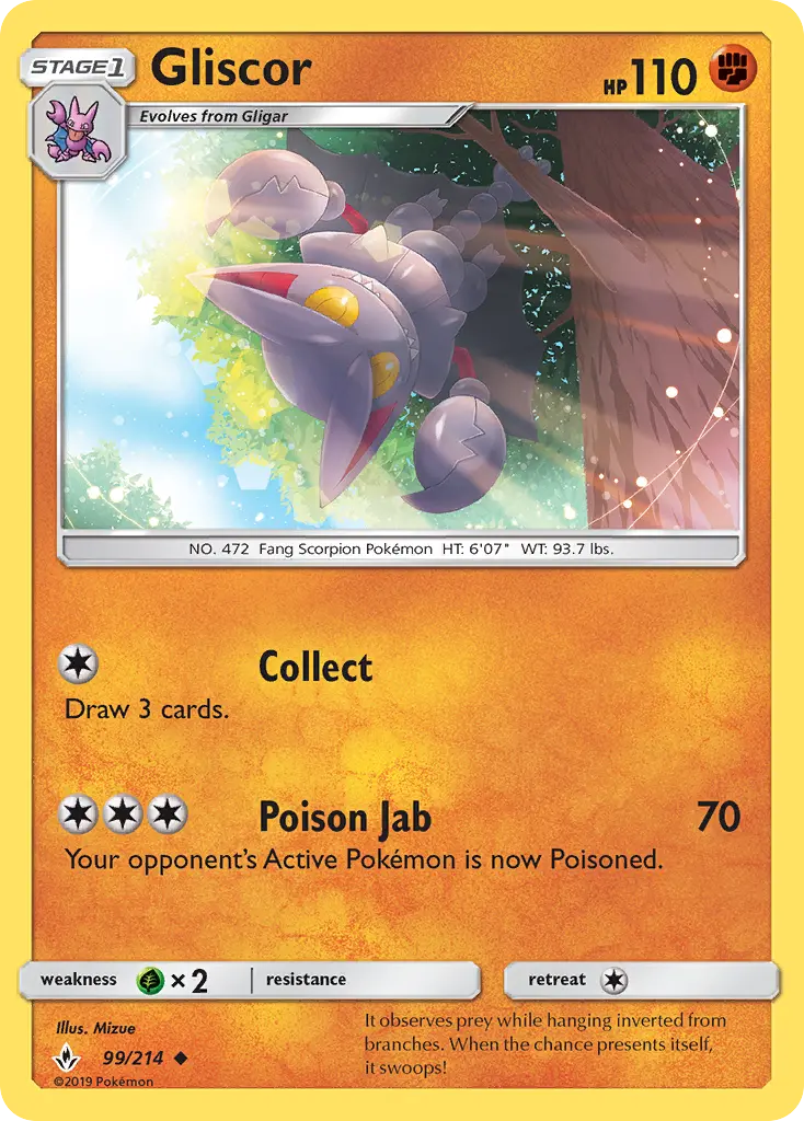Gliscor, Pokémon card