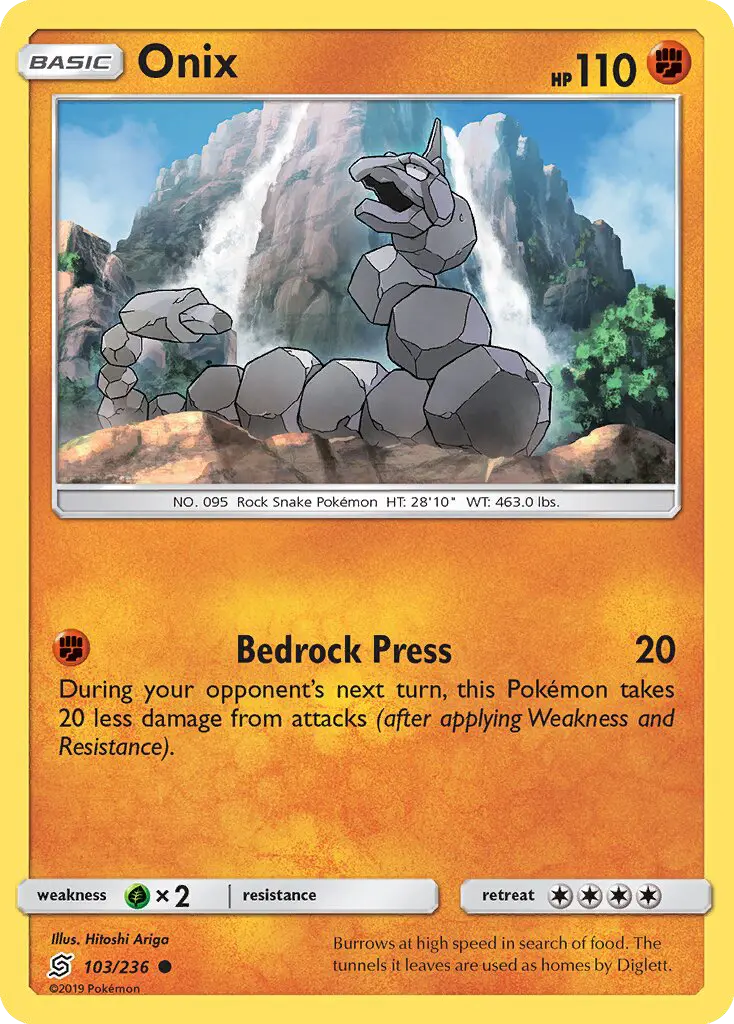 Onix, Pokémon card