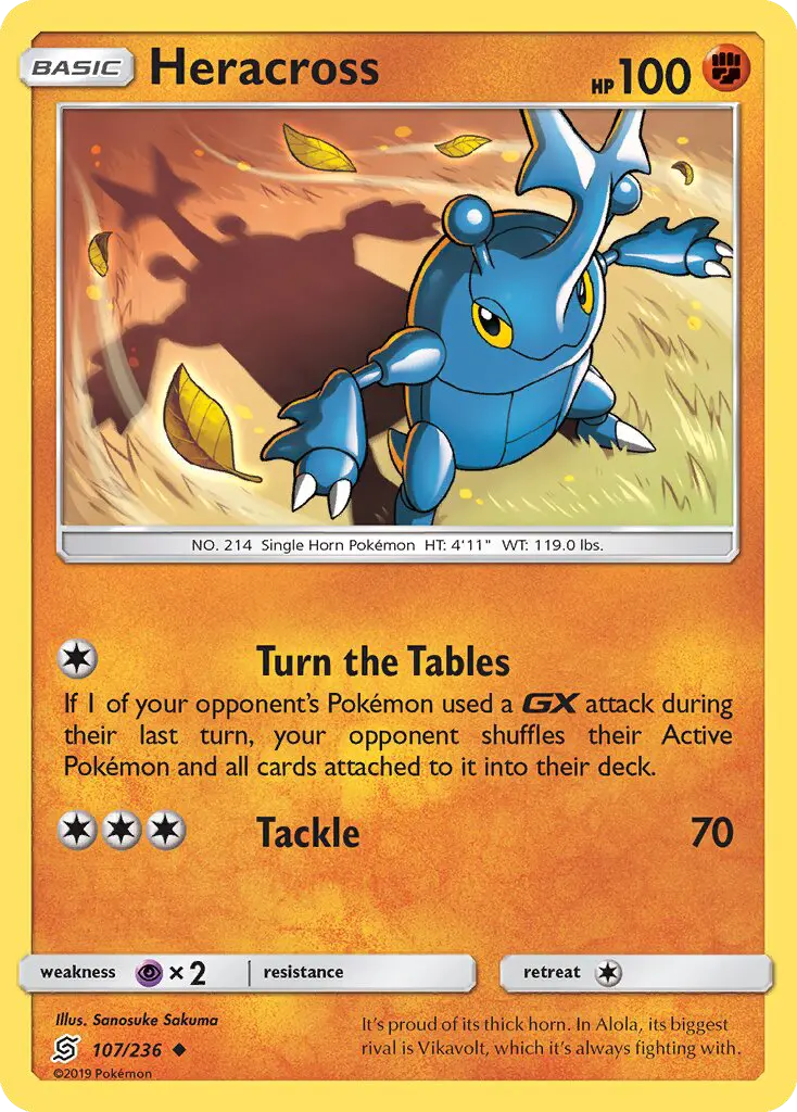 Heracross, Pokémon card