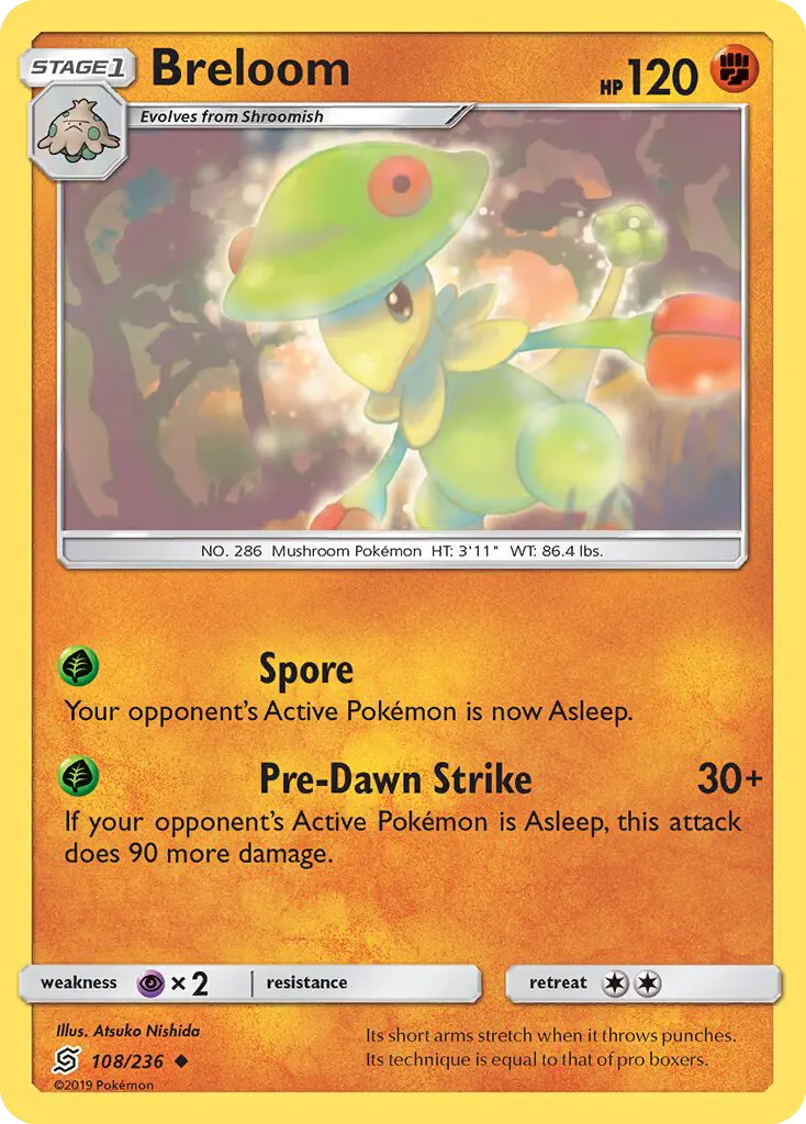 Breloom, Pokémon card