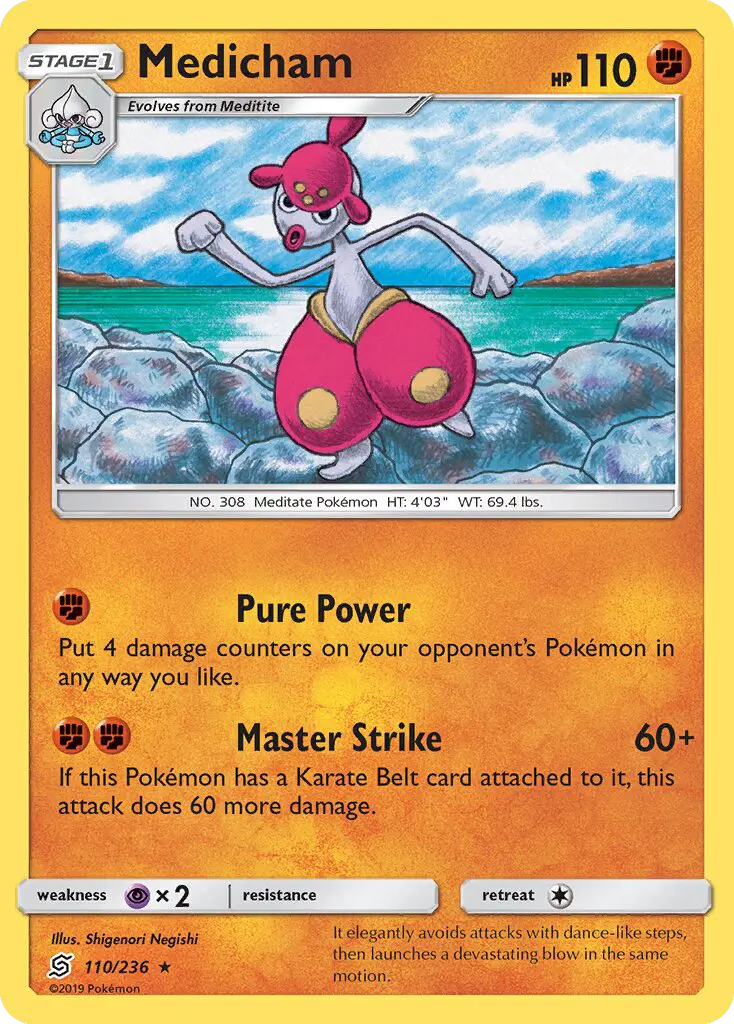 Medicham, Pokémon card