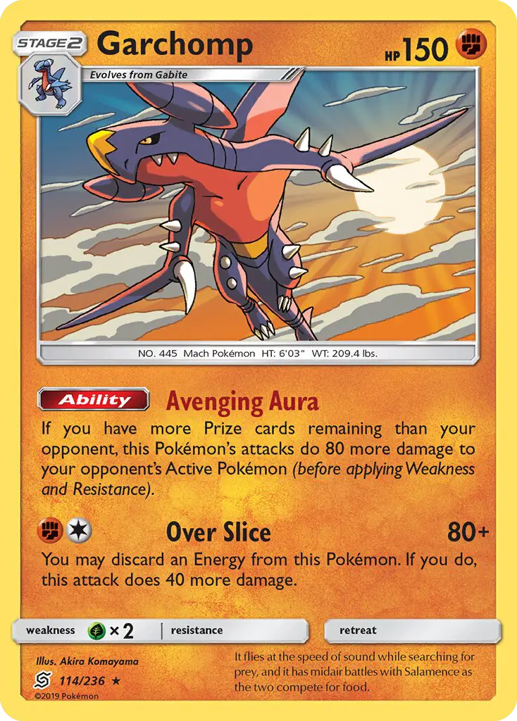 Garchomp, Pokémon card
