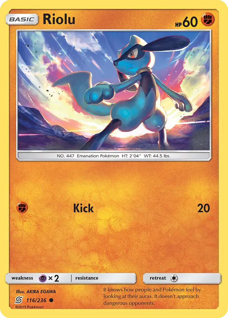Riolu, Pokémon card