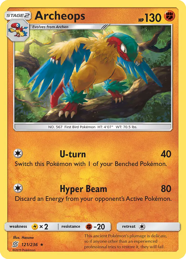 Archeops, Pokémon card