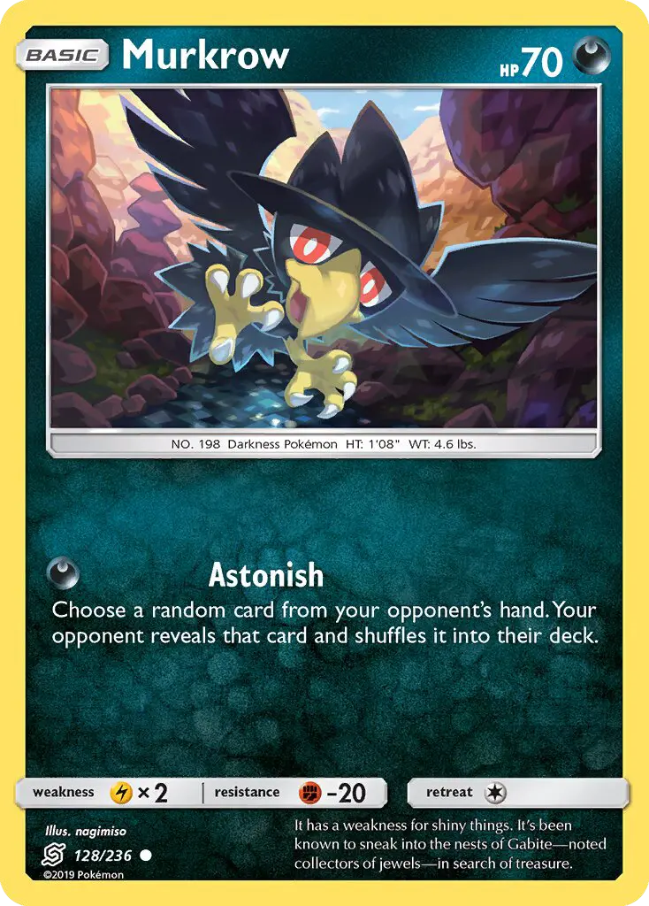 Murkrow, Pokémon card